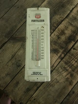 Vintage Phillips 66 Advertising Thermometer Culbertson Ne