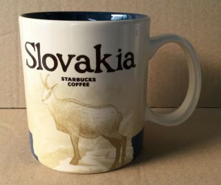 2017 Starbucks Slovakia City Mugs 16 Oz