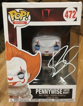 Funko Pop It Pennywise With Spider Legs Signed/autographed Bill Skarsgard