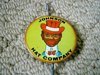 Vintage - JOHNSON HAT COMPANY - Black Americana - Grocery Store - BILL HOOK 2