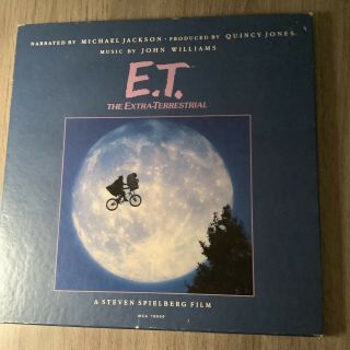 E.  T The Extra - Terrestrial 12” Vinyl Michael Jackson Box Set Storybook Mca 70000