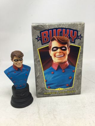 Bucky Bowen Mini Bust Statue Marvel Comic 5 " Captain America Winter Soldier