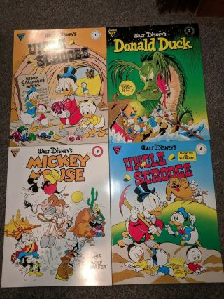 Gladstone Walt Disney Comic Albums and Giant 28 Volumes Uncle Scrooge Mickey 4