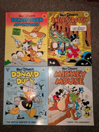 Gladstone Walt Disney Comic Albums and Giant 28 Volumes Uncle Scrooge Mickey 5