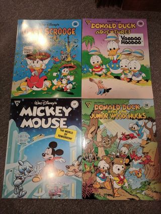 Gladstone Walt Disney Comic Albums and Giant 28 Volumes Uncle Scrooge Mickey 7