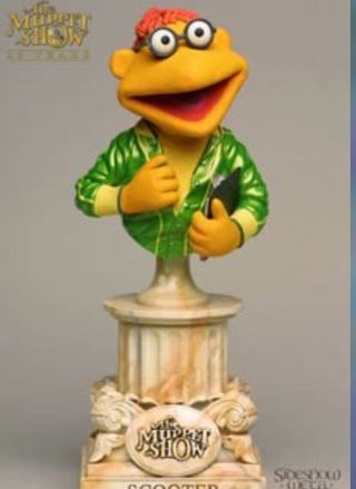 Sideshow Weta The Muppets Show Scooter Bust Nrfb Jim Henson Kermit Miss Piggy