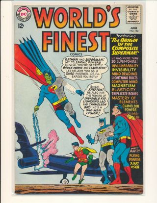 World’s Finest Comics 142 - Origin Composite Superman Vg/fine Cond.