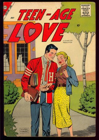 Teen - Age Love Vol.  2 4 (1) First Issue Silver Age Charlton Comic 1958 Vg