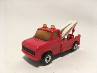 Rare Lesney Matchbox Superfast 61 Ford Wreck Truck Red
