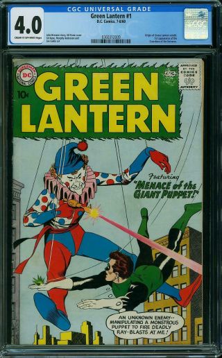 Green Lantern 1 (cgc 4.  0)