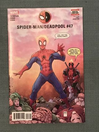 Spider - Man / Deadpool 47 First Appearance Cameo Major X Marvel Comics 1st Print