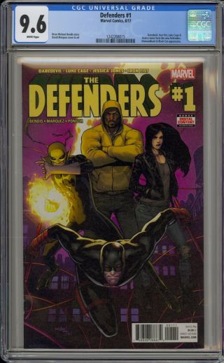 Defenders 1 - Cgc 9.  6 - Daredevil,  Iron Fist,  Luke Cage - 1242268015