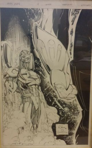 Iron Man Splash Art Cover.
