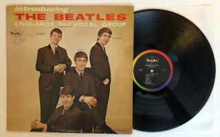 Introducing The Beatles - 1964 Vee - Jay Oval Labels Vjlp 1062