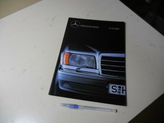 Mercedes - Benz S - Class Japanese Brochure 1986/1 W126 300se 420sel 560sel