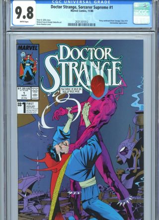 Doctor Strange Sorcerer Supreme 1 Cgc 9.  8 White Pages Marvel Comics 1988