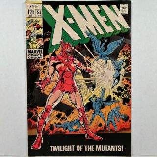 The X - Men - Vol.  1,  No.  52 - Marvel Comics Group - January 1969 -