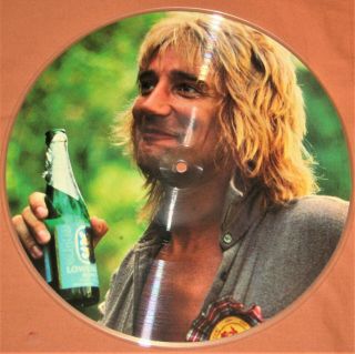 Rod Stewart 10 " Limited Edition Lowenbrau Uk Picture Disc Rare Test Pressing Lp
