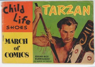March Of Comics 114 (tarzan) Golden Age Promo 1953 Fn - Lex Barker