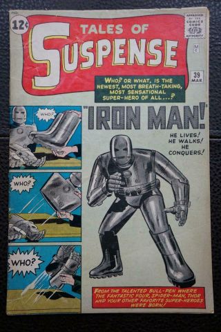 Tales Of Suspense 39 (march 1963) In 4.  5 - 5.  0