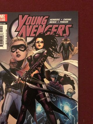 Marvel Young Avengers 10 First 1st App Kate Bishop on a cover Jim Cheung Cover 4
