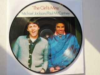 Paul Mccartney & Michael Jackson 7 Inch Picture Disc 