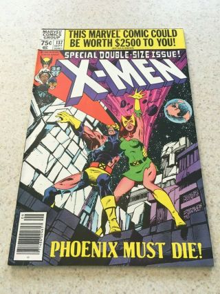 Uncanny X - Men 137 Vf/nm 9.  0 Run Death Dark Phoenix Key