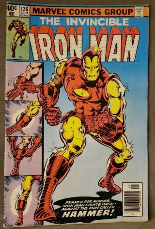 Invincible Iron Man 126 1979 Marvel Bronze Age Comics