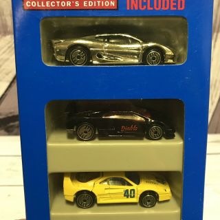 Vintage Hot Wheels 25th Anniversary Collector ' s Edition Exotic Car 5 Pack 4