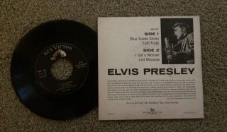 Elvis Presley Blue Suede Shoes - Tutti Frutti - Vinyl 45 RPM RCA Victor EPA - 747 2