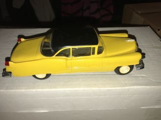 1956 Cadillac Coupe De Ville Promo Model Car Amt Made In Usa Friction Yellow Blk