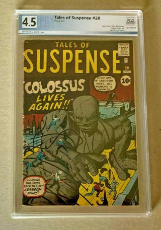 Tales Of Suspense 20 Pgx 4.  5 Ow/w Pages 2nd Appearance Of The Colossus