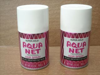Aqua Net (faberge) - Hold Professional Hairspray.  Vintage,  2.  5 Oz Can.