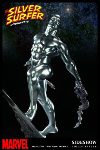 Sideshow Collectibles Silver Surfer Premium Format Statue Exclusive With Art 3