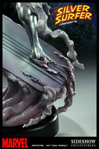 Sideshow Collectibles Silver Surfer Premium Format Statue Exclusive With Art 8