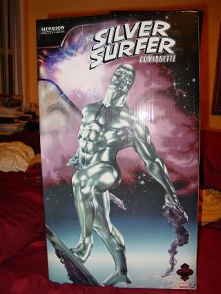 Sideshow Collectibles Silver Surfer Premium Format Statue Exclusive With Art 9