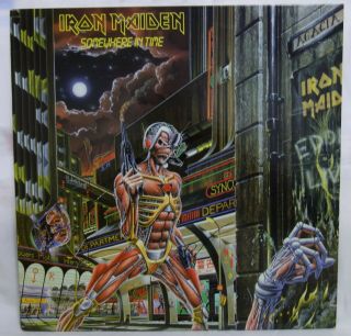 Iron Maiden - Somewhere In Time.  1986 Usa Capitol Lp