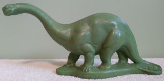 9 " Vintage Sinclair Dinosaur 1965 Worlds Fair Mold A Rama Plastic Toy Figure