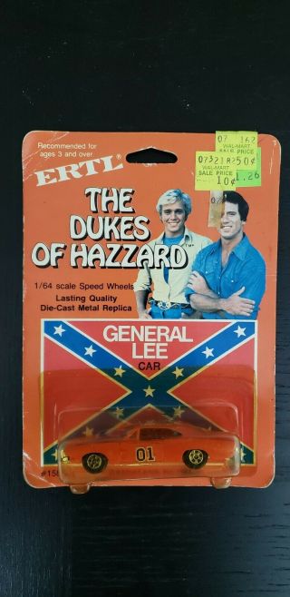 Ertl 1981 The Dukes Of Hazzard General Lee Diecast Metal Vintage Car 01 Rare