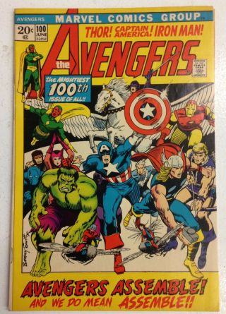 Avengers 100 1972 All Past Avengers