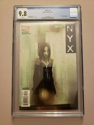 Nyx 3 Cgc 9.  8 White Pages 1st X - 23 Wolverine X - Men