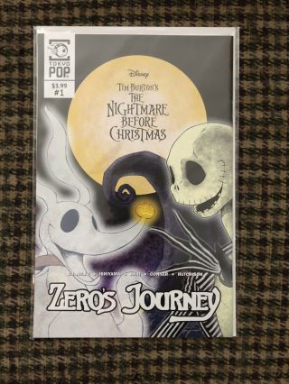 Nightmare Before Christmas Zeros Journey 1 Variant Comic Disney Tokyopop