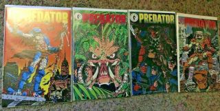 Predator 1 - 4 1989 1st Predator - Dark Horse Comics