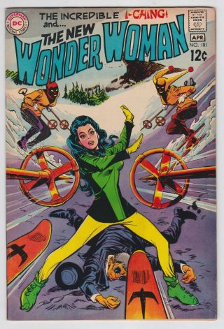 Wonder Woman 181 Vf 8.  0 I Ching Doctor Cyber Mike Sekowsky Art 1969