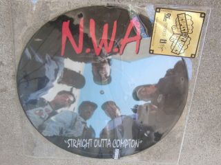 N.  W.  A.  Straight Outta Compton Lp Vinyl Picture Disc Nwa Dr.  Dre Ice Cube