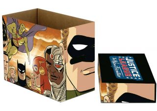 Comic Book Storage Short Box Dc Justice League Frontier