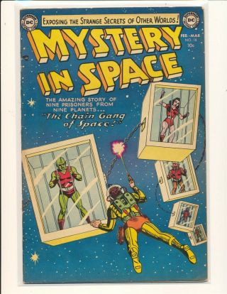 Mystery In Space 18 G/vg Cond.  1 " Spine Split