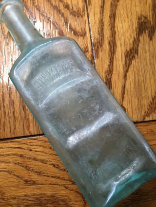 Vintage Antique Old Bottle Simmons Liver Regulator Macon Ga