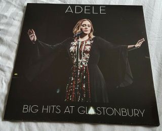 Adele Big Hits At Glastonbury Very Rare Live Lp 2016 Nr