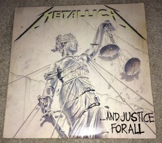 Metallica And Justice For All 2 Lp Record First Press St - E - 60812 Vg Vinyl
